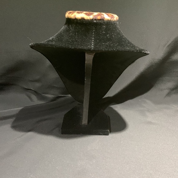 Set/5 Black Velvet Jewelry Display Stands - Picture 6 of 17